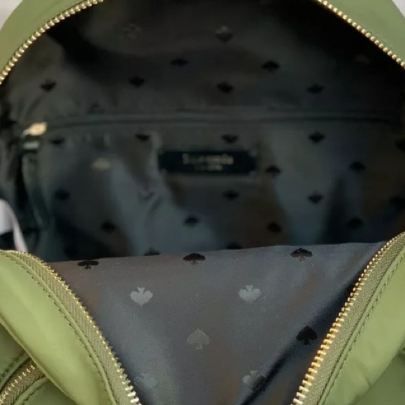 Kate spade medium dawn green backpack bag nylon - Picture 6 of 6